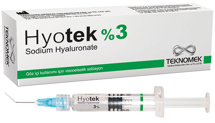 Віскоеластичний розчин гіалуронату натрію Hyotek 3,0%, 2мл